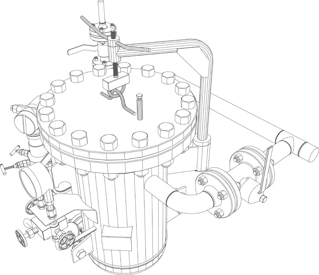 Heat exchanger cleaning ilustration