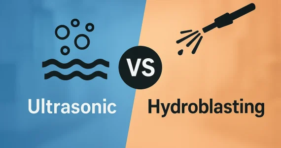Ultrasonic vs Hydroblasting